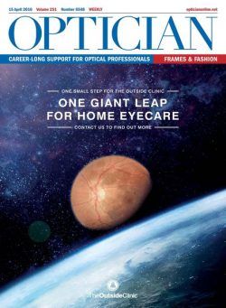 Optician – 15 April 2016