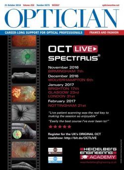 Optician – 21 October 2016