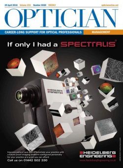 Optician – 29 April 2016