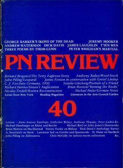 PN Review – November – December 1984