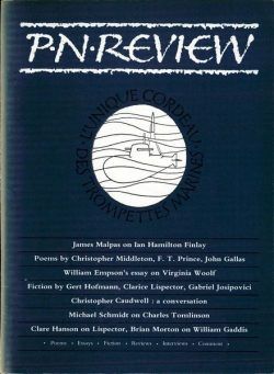 PN Review – November – December 1986