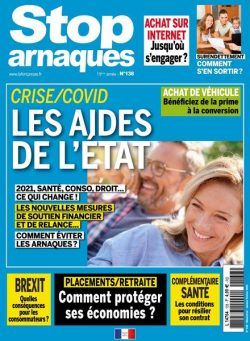 Stop Arnaques – Janvier-Fevrier 2021