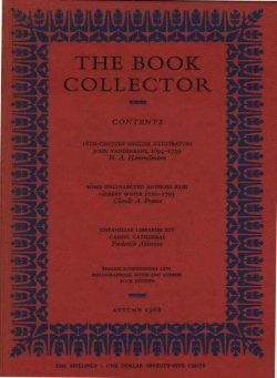 The Book Collector – Autumn, 1968