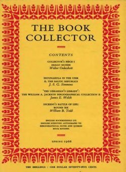 The Book Collector – Spring, 1966