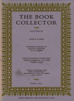 The Book Collector – Spring 1970