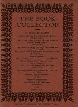 The Book Collector – Spring 1972