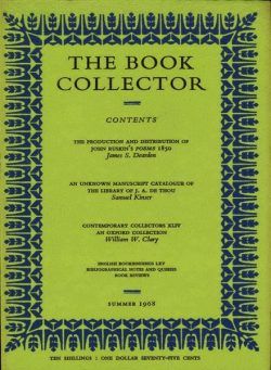 The Book Collector – Summer 1968