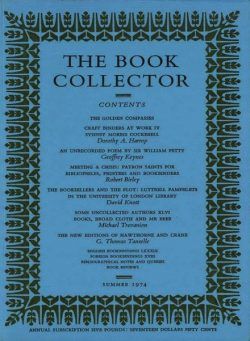 The Book Collector – Summer 1974