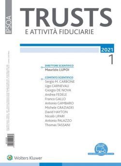 Trusts e attivita fiduciarie – Gennaio 2021