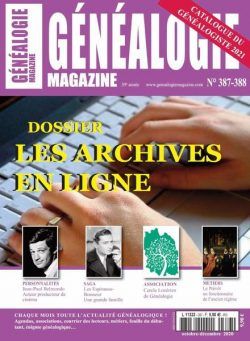 Genealogie – Octobre-Decembre 2020