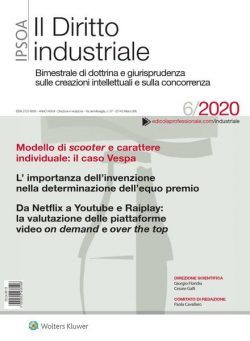 Il Diritto Industriale – Dicembre 2020