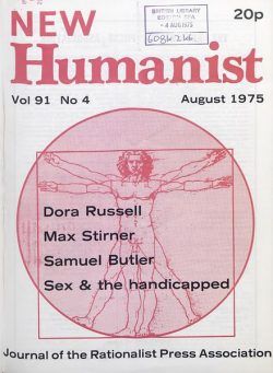 New Humanist – August 1975