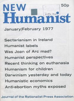 New Humanist – January-February 1977