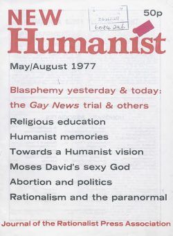 New Humanist – May-August 1977