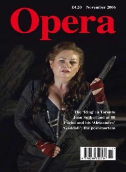 Opera – November 2006