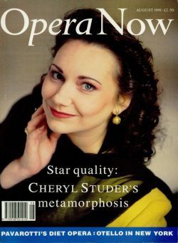 Opera Now – August 1991