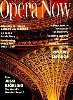 Opera Now – December 1989