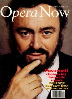 Opera Now – January 1991