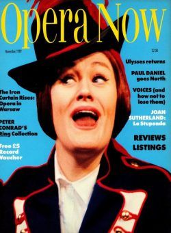 Opera Now – November 1989