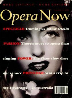 Opera Now – November 1990