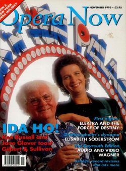 Opera Now – November 1992