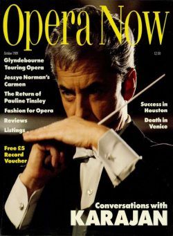 Opera Now – October 1989