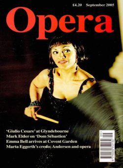 Opera – September 2005
