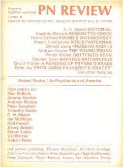 PN Review – January – March 1979