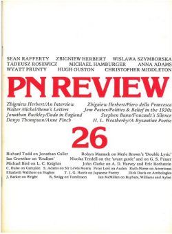 PN Review – July – August 1982