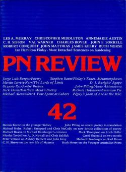 PN Review – March-April 1985