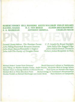 PN Review – November – December 1983