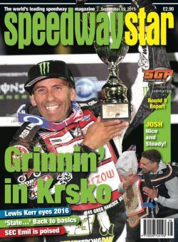 Speedway Star – September 19, 2015