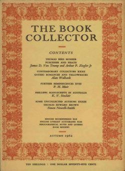 The Book Collector – Autumn 1962