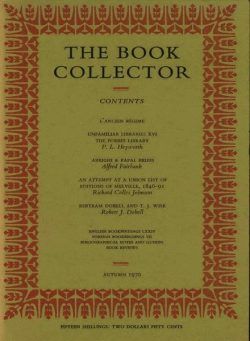 The Book Collector – Autumn 1970