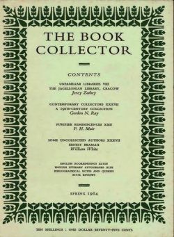 The Book Collector – Spring 1964