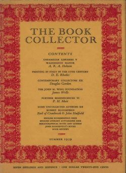 The Book Collector – Summer 1959