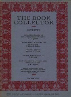 The Book Collector – Summer 1960