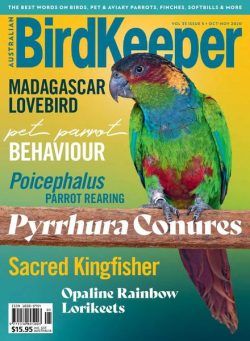 Australian Birdkeeper – October-November 2020