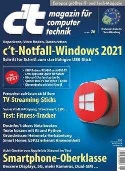 c’t Magazin fur Computertechnik – 05 Dezember 2020