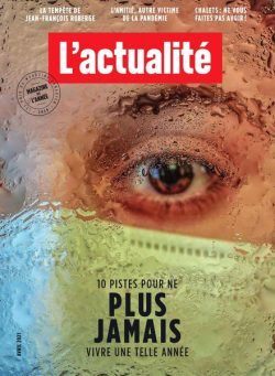 L’actualite – Avril 2021