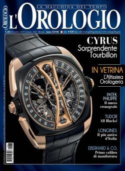 l’Orologio – Dicembre 2019 – Gennaio 2020