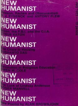 New Humanist – July 1973