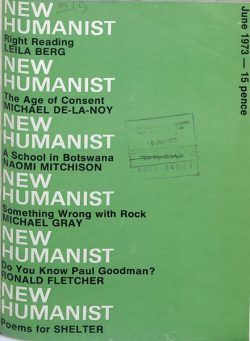 New Humanist – June 1973