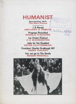 New Humanist – The Humanist, November 1971