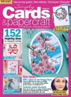 Simply Cards & Papercraft – Issue 215 – March 2021