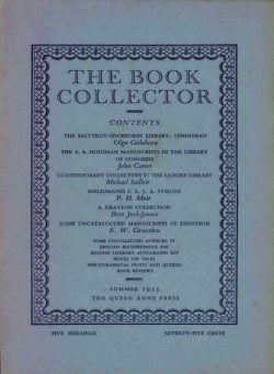 The Book Collector – Summer 1955