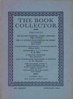 The Book Collector – Summer 1955