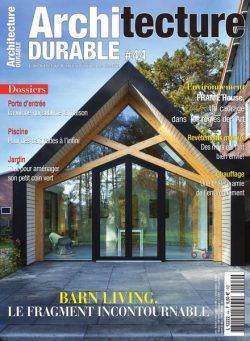 Architecture Durable – Avril-Juin 2021