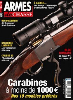 Armes de Chasse – avril 2021