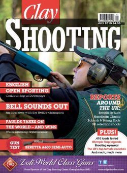 Clay Shooting – July 2013